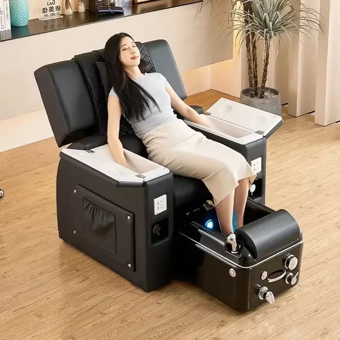 Fauteuil de pédicure professionnel, fauteuil de coiffure, fauteuil de toilette, fauteuil inclinable 