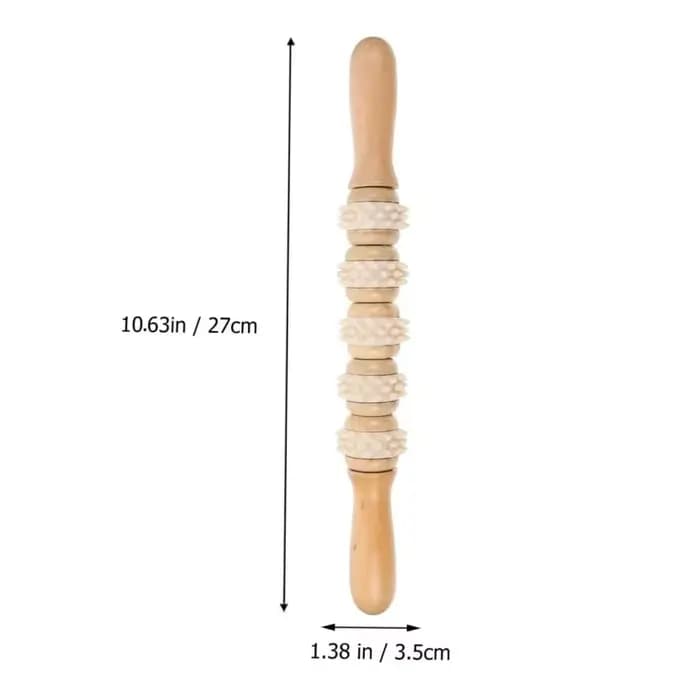 Bâton de Massage corporel en bois, outil d'acupression portatif pour soulager la douleur du cou, du 