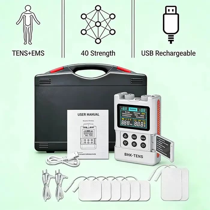 Appareil EMS TENS, électrostimulateur à fréquence réglable, stimulateur musculaire, appareil TENS, m