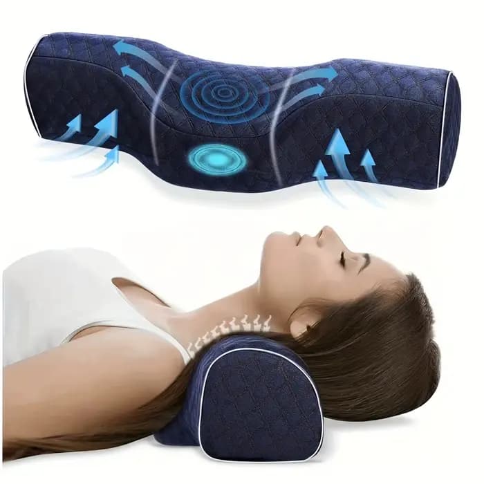 Oreiller de soutien cervical 1 pièce, soins du cou confortables, durables et ergonomiques pour le co