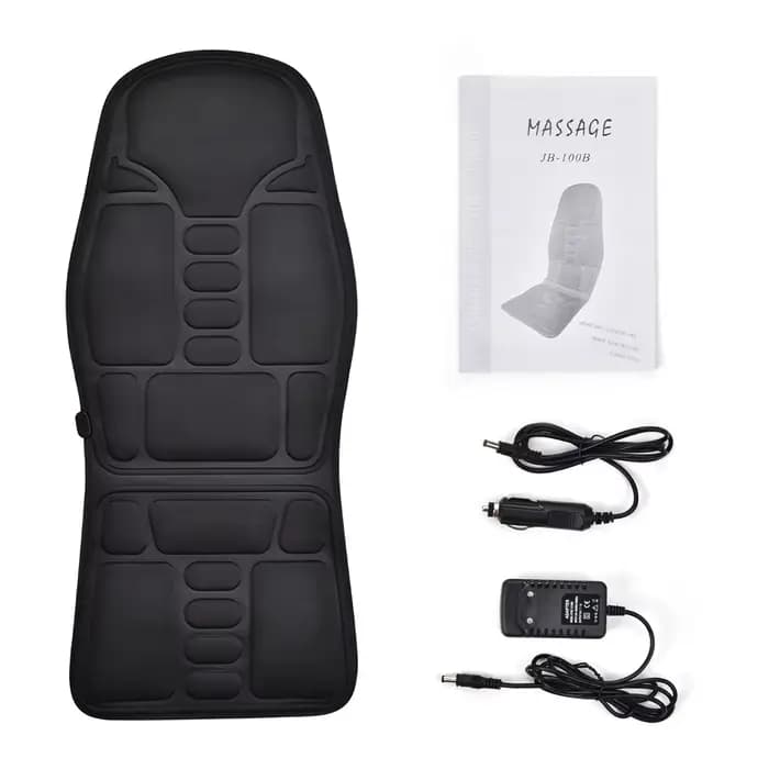 Masseur de dos électrique infrarouge, chaise de Massage complète du corps, coussin chauffant, vibrat