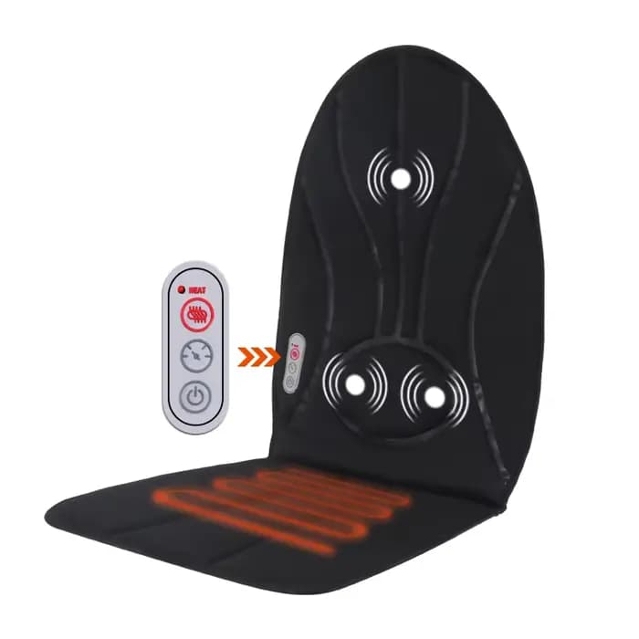 KLASVSA – coussin de Massage électrique du dos, chaise de Massage, vibrateur chauffant, matelas lomb