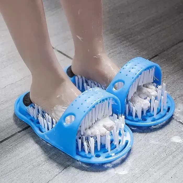 1PC douche pied épurateur masseur salle de bain bain pieds brosses enlever peau morte nettoyant Spa 