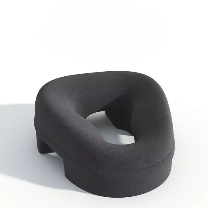 Coussin de massage professionnel pour salon, ergonomique, avec trou respirant, pour soins du visage,