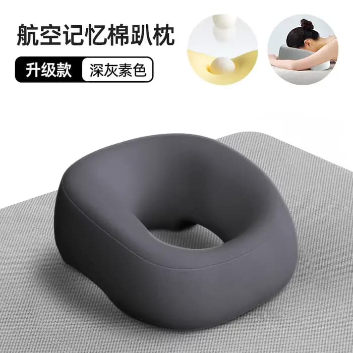 Oreiller couché pour le visage, coussin de repos sujet en mousse à mémoire de forme, oreiller de Mas