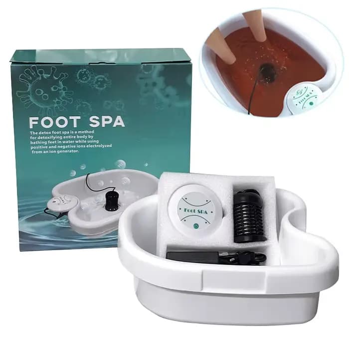 Dispositif de détox des pieds ionique avec bassin pieds Machine de Spa masseur de pieds bain Ion net