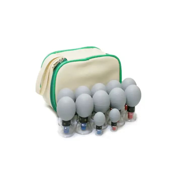 12 pièces ventouses TCM impulsion magnétique acupression thérapie ventouses sous vide ensemble déten