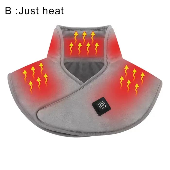 Coussin chauffant électrique pour les épaules et le cou, enveloppe cervicale, masseur à compresse th