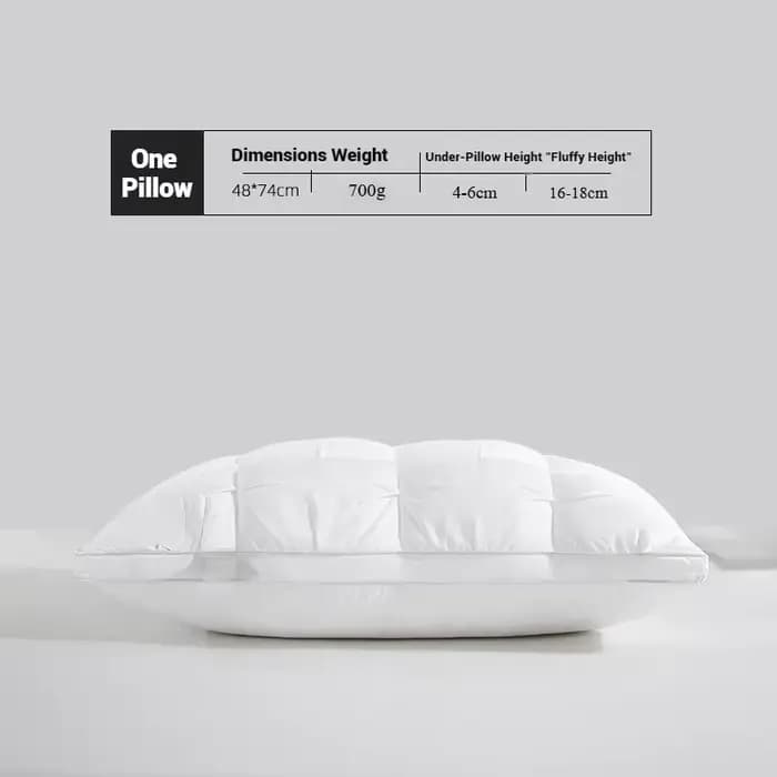 Oreillers confortables pour dormir, oreiller d'hôtel 5 étoiles, tridimensionnel, doux, délavé bilaté