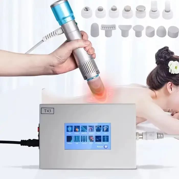 Équipement de physiothérapie Portable pour ondes de choc, masseur, stimulateur musculaire, Machine é