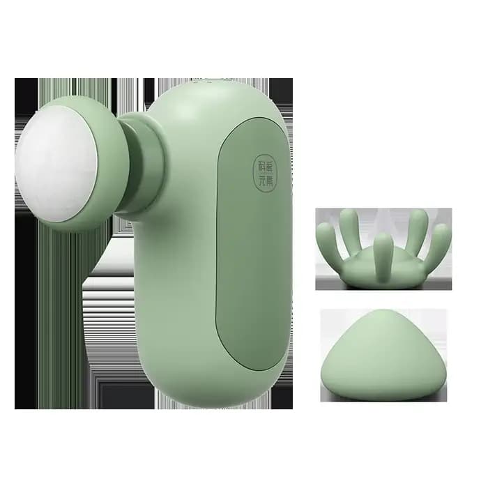 Mini pistolet de massage pour femmes – Masseur musculaire portable ultra-léger (190 g) avec tête en 