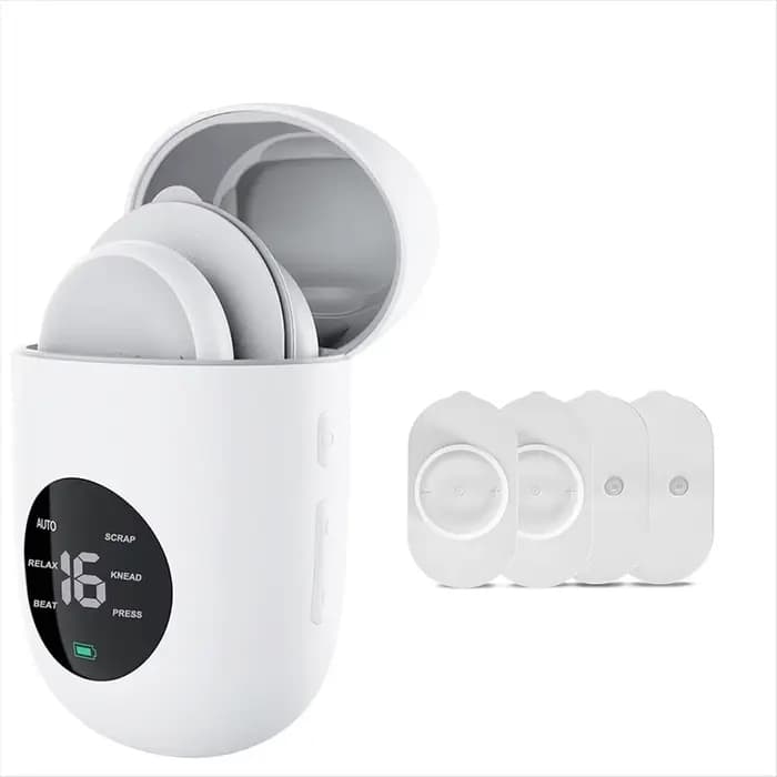 TOP! Unité TENS. Stimulateur musculaire sans fil pour soulager la douleur, Machine TENS EMS à 16 int