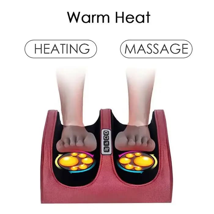 Appareil de massage des pieds avec thérapie par la chaleur, masseur de pieds Shiatsu à rouleaux pour