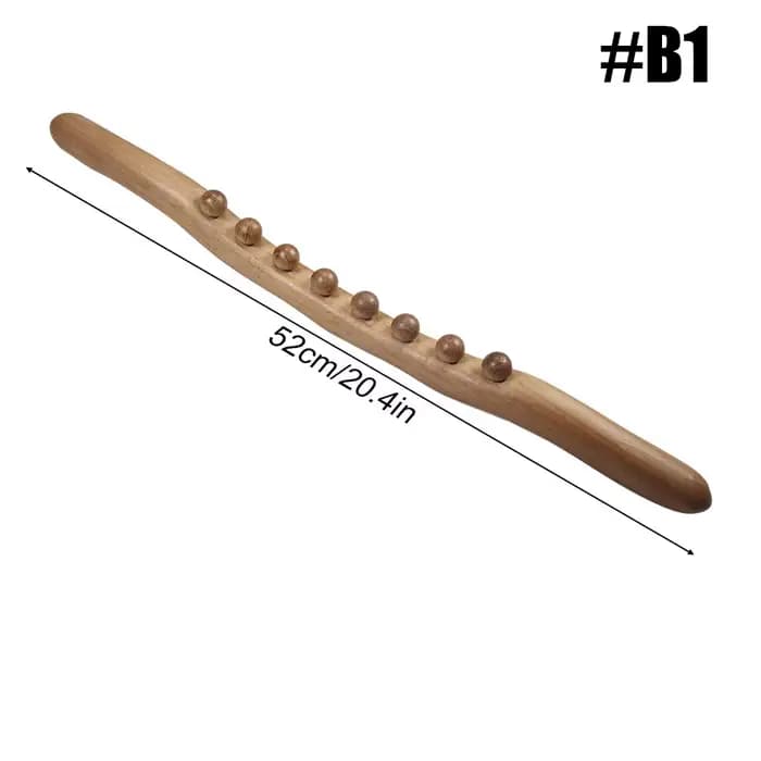 Masseur de Drainage lymphatique en bois, bâton de Massage portatif, outils de Drainage lymphatique p