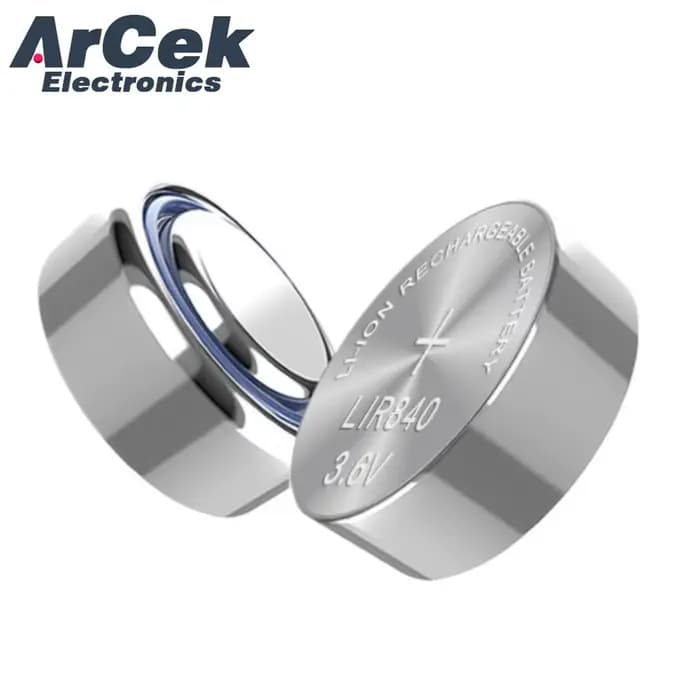 2 piles rechargeables LIR840 peuvent remplacer les piles des écouteurs Bluetooth Z22A, des aides aud