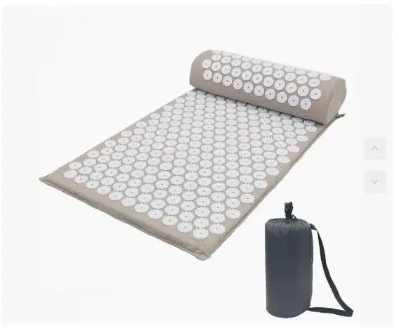 Tapis d'acupression à pointes de Lotus, coussin en lin naturel, palmier de noix de coco, Massage du 