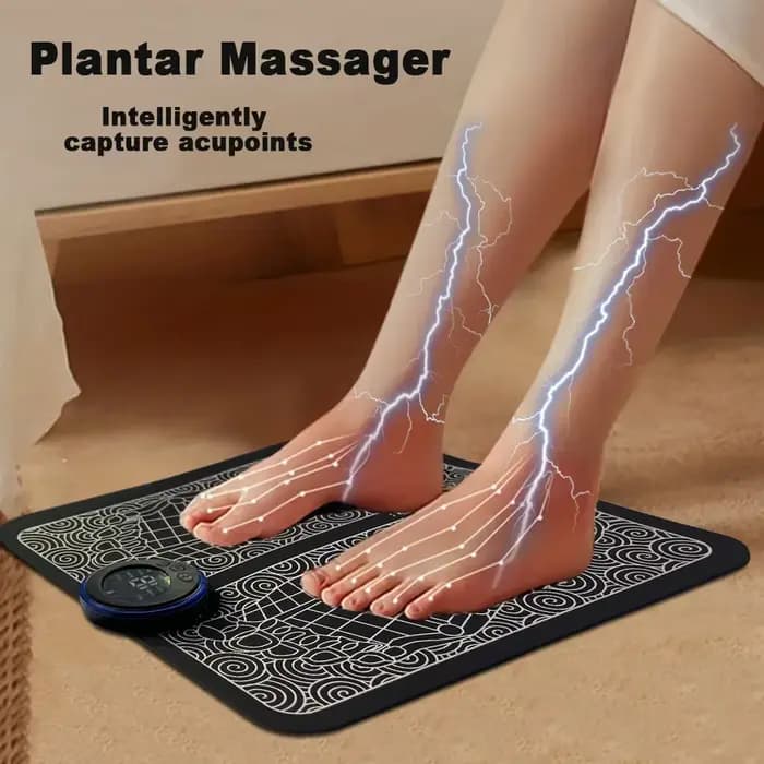 Tapis de Massage des pieds électrique avec chargeur USB, relaxation des points d'acupuncture des pie