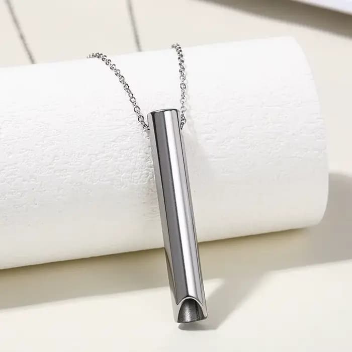 Collier anti-Stress et d'anxiété, outil respiratoire, chaîne apaisante naturelle, pour la Relaxation