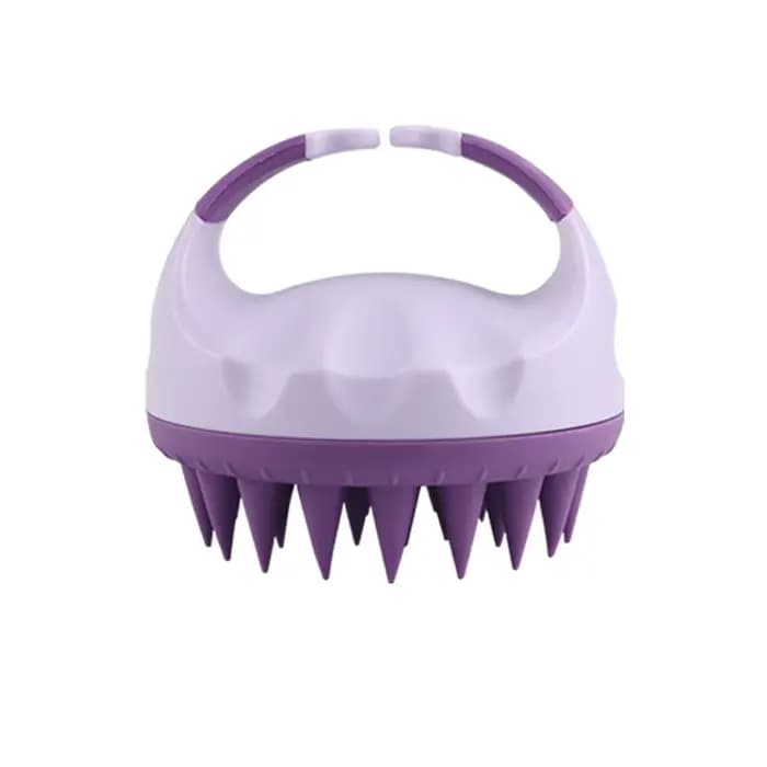 Brosse de massage pour le cuir chevelier en silicone doux pour la peau, brosse de massage pour le la