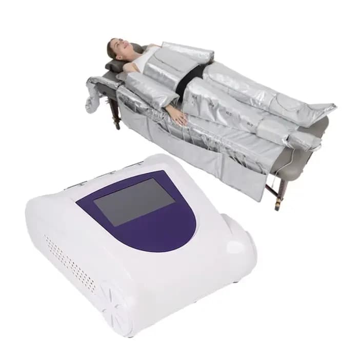 Machine de présoterapia de Massage de Drainage lymphatique de pressothérapie 3 en 1 avec la couvertu