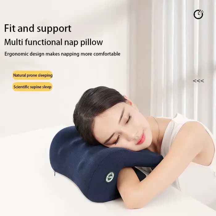 Appui-tête orthopédique en mousse à mémoire de forme, soutien du cou, repose-bureau, pause déjeuner,