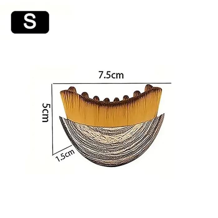 Brosse pour le visage à Contour lymphatique, conçue ergonomique pour s'adapter à la sculpture, masse