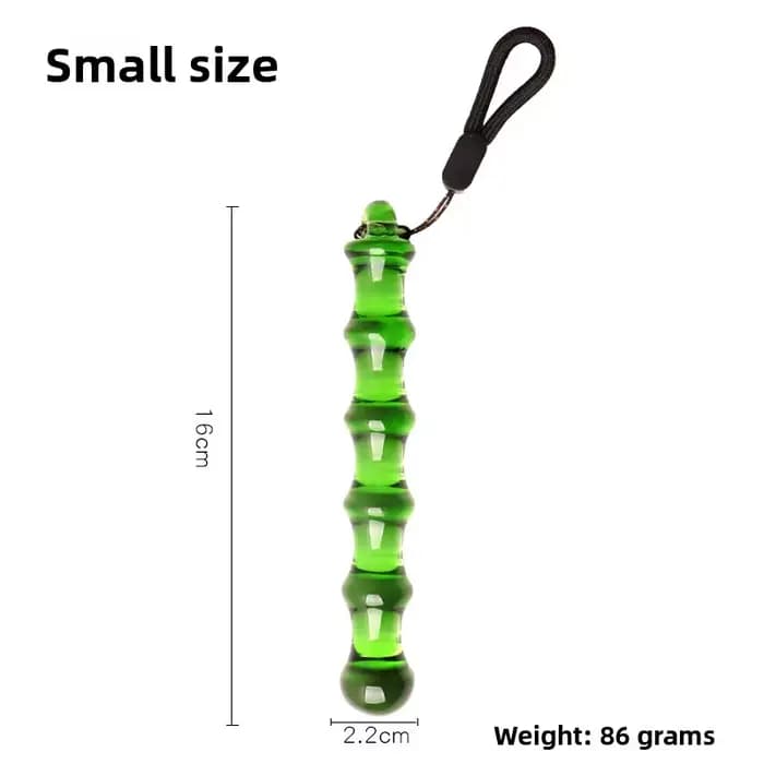Bâton de massage de 16 cm, lisse et sans épine, en jade, pour les points d'acupuncture des méridiens