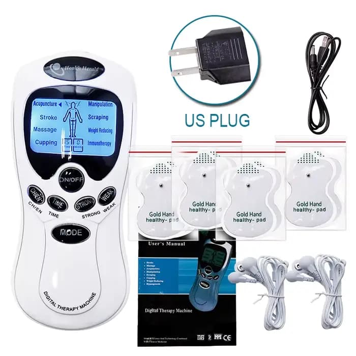 Stimulateur musculaire EMS à impulsion numérique, équipement de physiothérapie, Massage corporel, un
