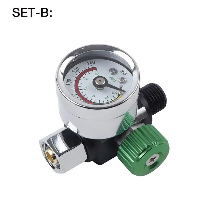 Régulateur de pression d'air pour pistolet à peinture (0-140 PSI), filetage G1/4, outil pneumatique,