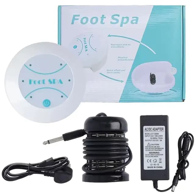 Appareils de spa ionique pour les pieds, bain de pieds détoxifiant, masseur, mini bain de pieds, thé