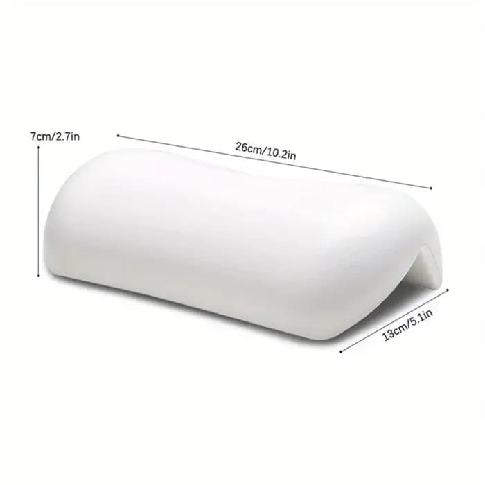 Coussin de bain antidérapant pour baignoire, oreiller de bain SPA doux et imperméable avec ventouses