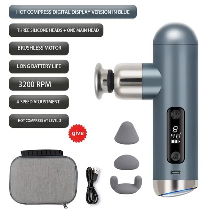 Nouveau pistolet de Massage moteur sans brosse Percussion tissus profonds électrique Portable masseu