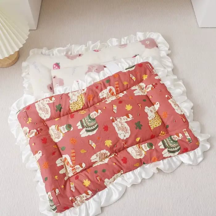 Coussin de Luxe Princesse pour Animaux de Compagnie, Polymères de Lit Chauds, avec Corde de macro, p