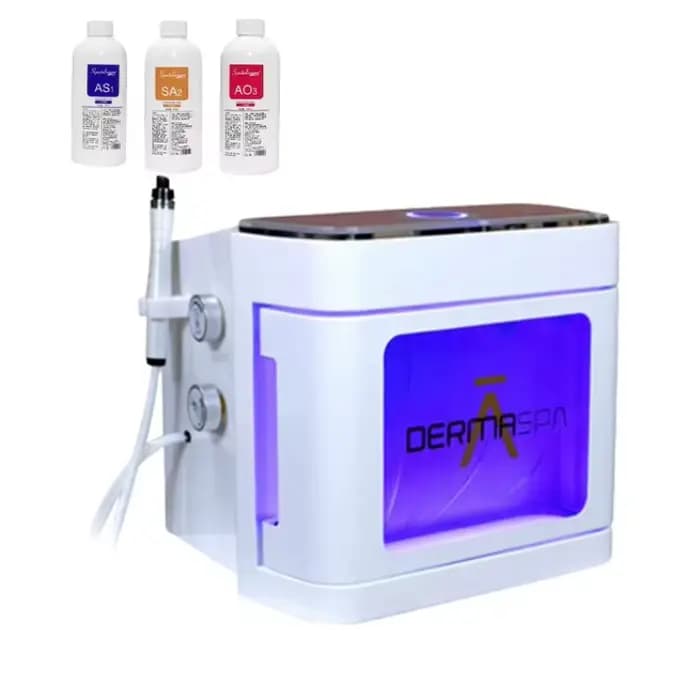 Appareil professionnel de soin de la peau Aqua Peeling pour salons, machine de beauté faciale à bull