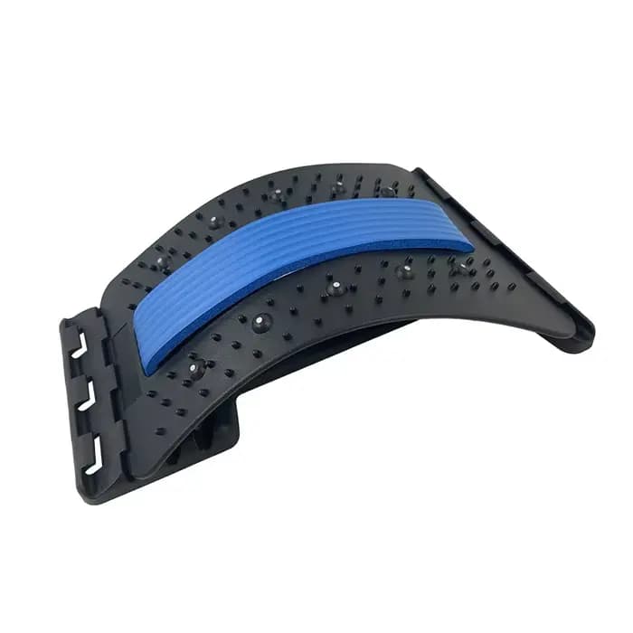 Masseur dorsal pour la relaxation musculaire, coussin de massage pour l'étirement du dos, support lo