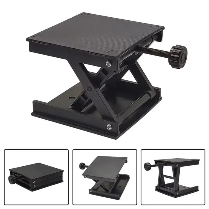 Support de levage pour machines à graver sur bois, Table élévatrice à niveau à bulle, supports manue