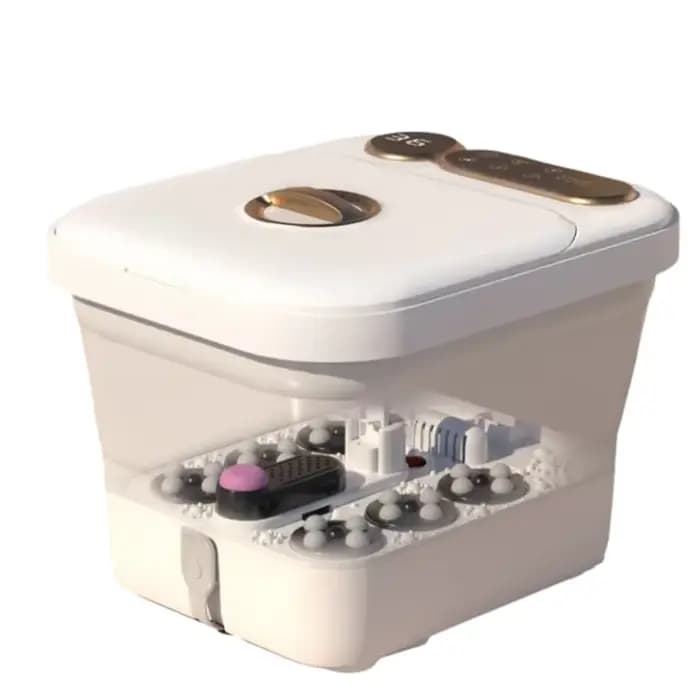 Masseur de bain Spa pour pieds, automatique, chaud, chauffé, écran Simple, contrôleur tactile, roule