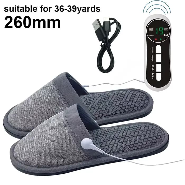 EMS masseur de pieds pantoufles chaussures de Massage de pieds électriques avec télécommande stimula