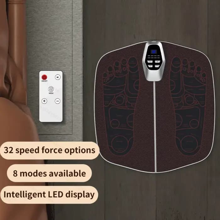 Masseur de pieds EMS, stimulateur électrique pour la circulation, pieds, jambes, chauffage, massage 