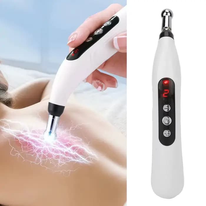 Stylo d'acupuncture électronique, stylo d'énergie microélectronique, point d'acupuncture du cou et d