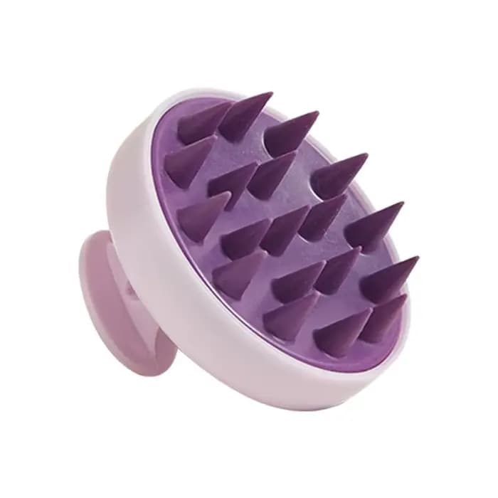 Masseur de cuir chevelu et brosse à shampooing 2-en-1 en silicone - Stimulateur de croissance capill