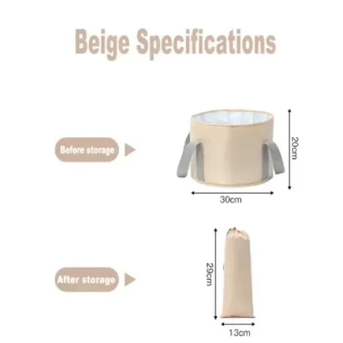1 pièce Seau de spa pour pieds portable et pliable en PVC, design isolé et pliable, pour usage domes