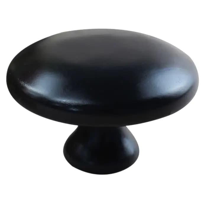Pierre de Massage du visage en forme de champignon lisse, pierre chaude de basalte de lave pour thér