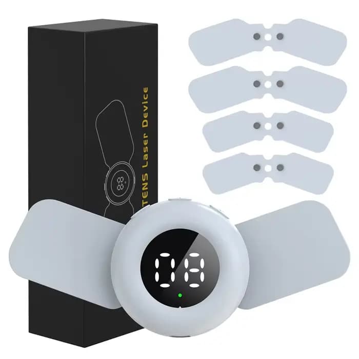 KTS Tens-Appareil de massage électrique sans fil, appareil de thérapie laser pour le cou et le corps