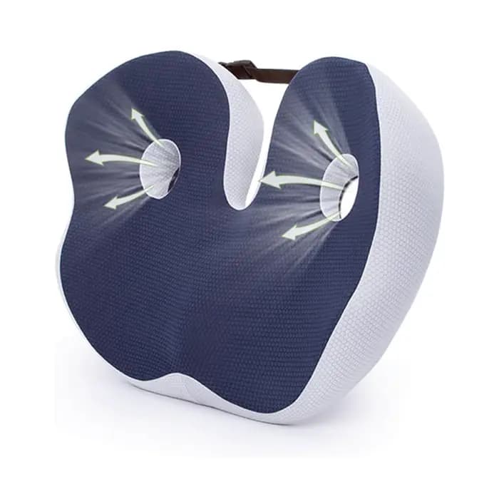 Coussin de siège confortable en mousse à mémoire de forme, coussin de chaise de bureau à rebond lent