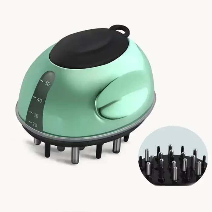Tête applicateur de cuir chevelu, masseur de SPA, brosse à bille, huile essentielle pour la croissan