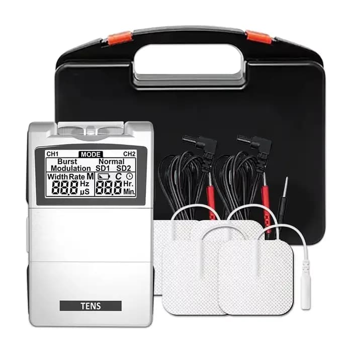 Machine numérique TENS EMS, masseur, stimulateur musculaire à impulsion électrique pour le dos et le