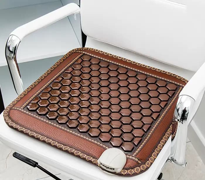Matelas de thérapie chauffante en tourmaline, coussin, infrarouge lointain, température constante, c