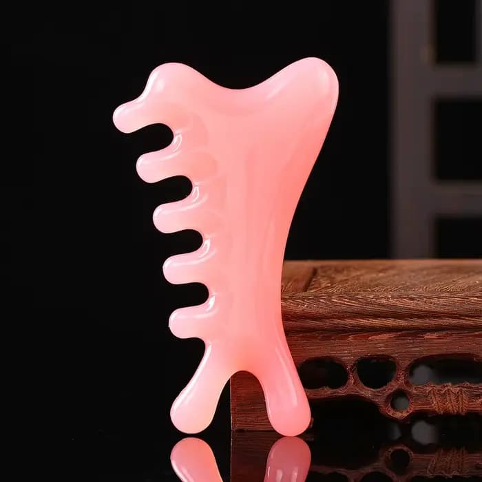 Guasha beau Massage cire d'abeille grattage Massage grattoir visage masseur Acupuncture Gua Sha oeil