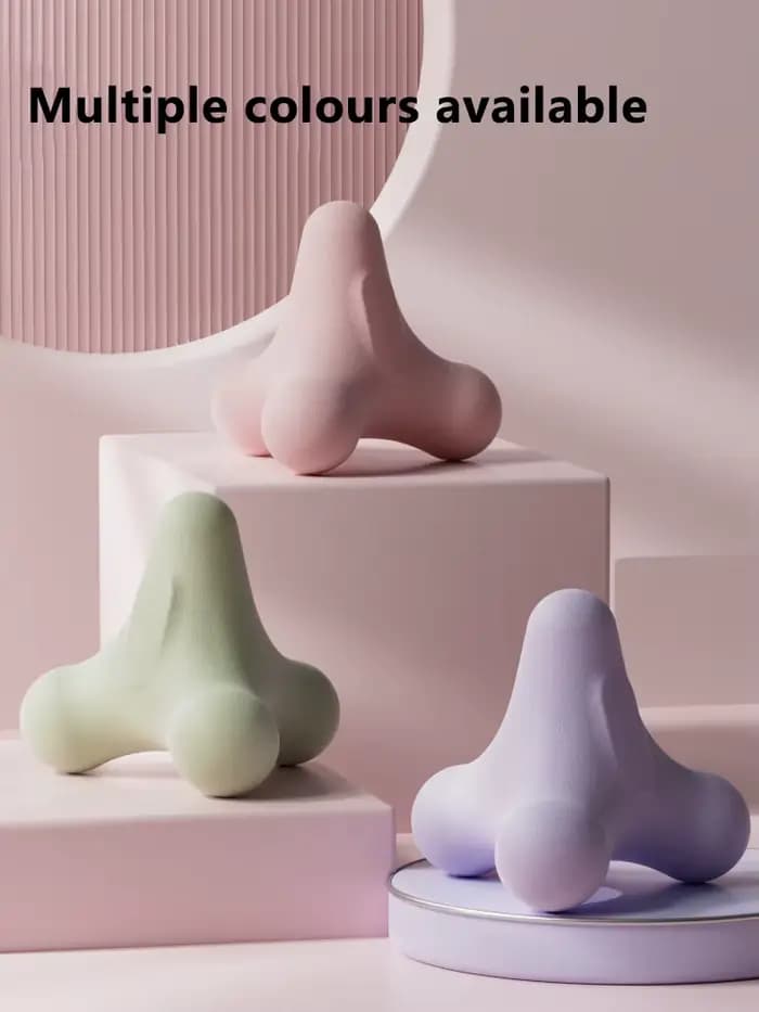 Balle de massage plantaire à quatre coins, pour le cou, la taille, les muscles des mains, le lactate